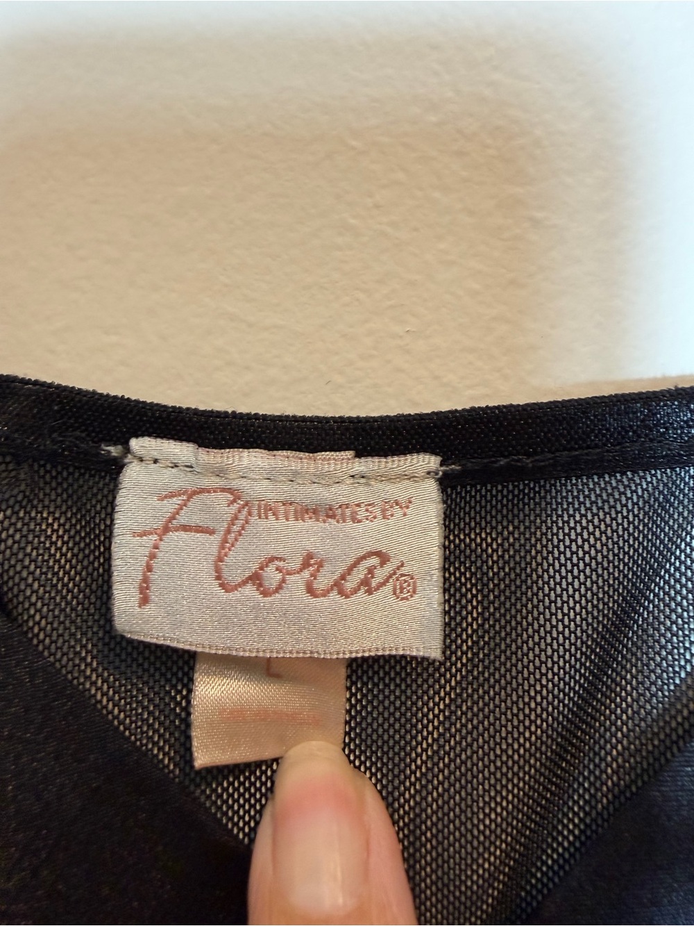 Vintage Intimates by Flora Black Satin Midi Slip/Slip Dress Lingerie Size Large - Picture 6 of 8